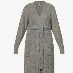 COZY KNIT ROBE |  SMOKE  2X/3X